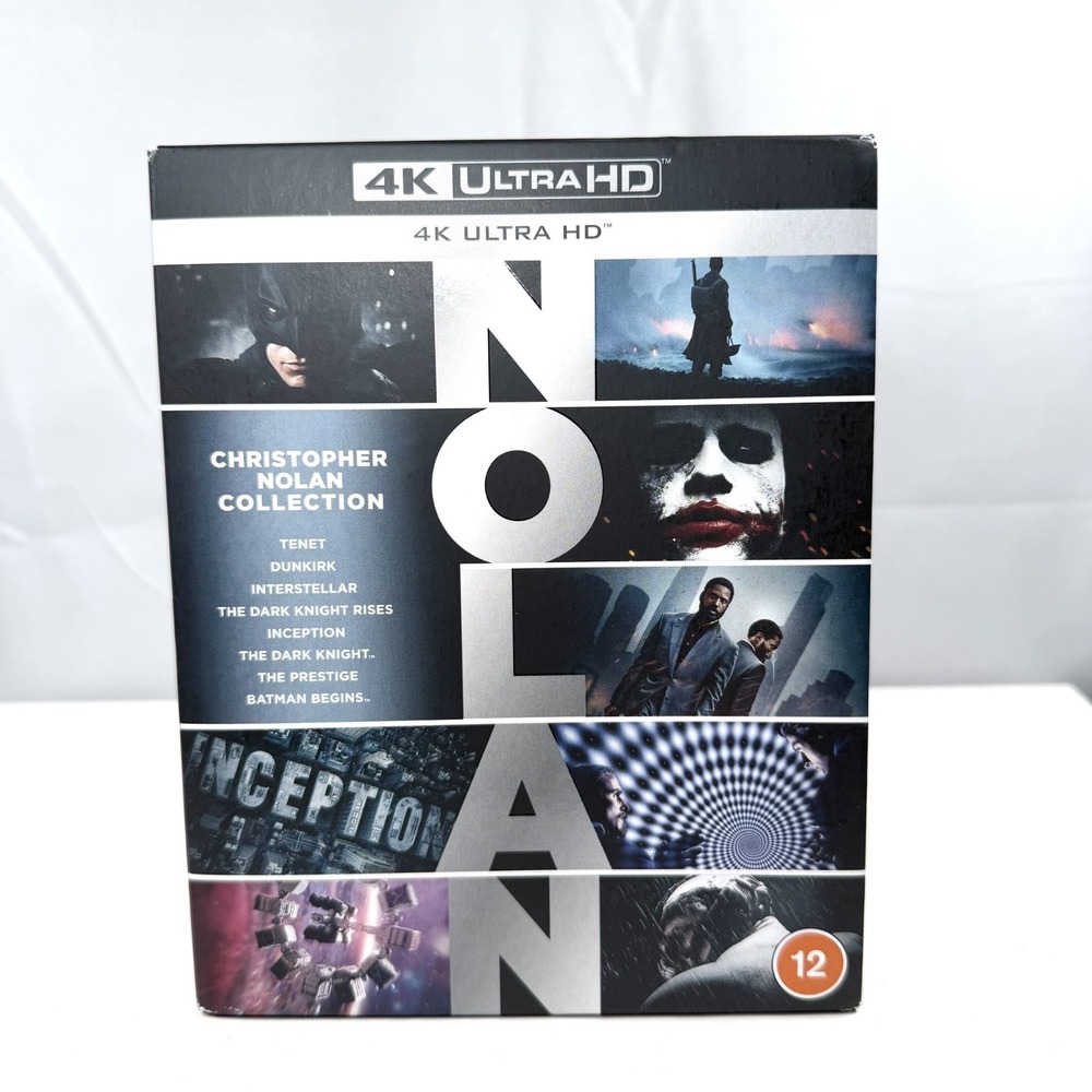 Christopher Nolan Collection 8-Films 4K Ultra HD Region Free Theatrical Audio Mi